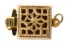 Sterling Silver Gold-Filled Square Filigree Clasp - Free